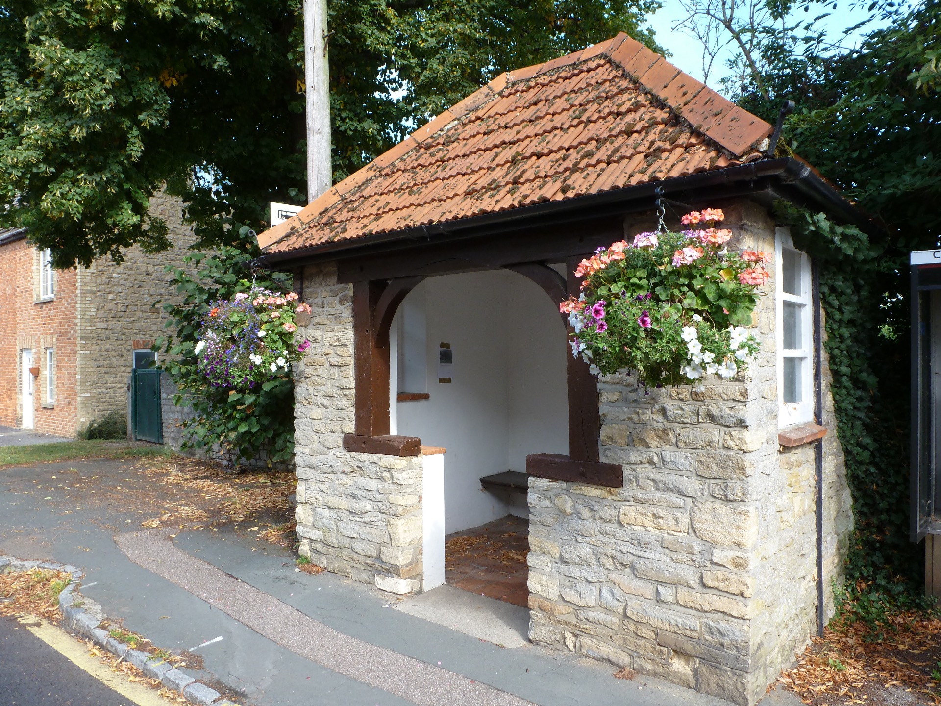 Bus shelter in the High Street
